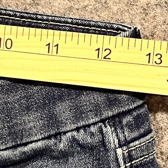 7 For All Mankind Woman’s Blair Denim Blue Jeans Size 26 Stretch - Picture 7 of 14